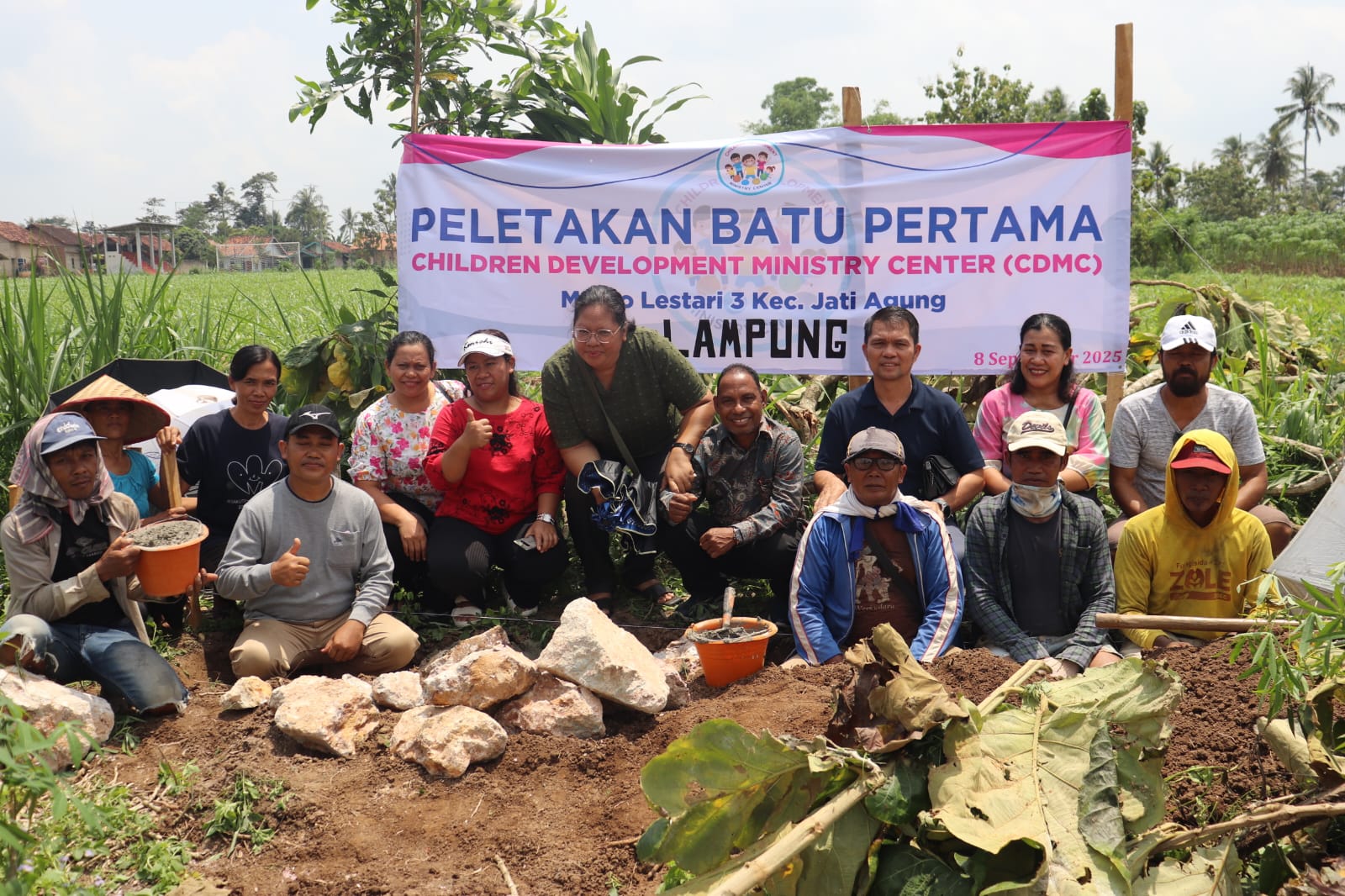 Peletakan Batu Pertama Children Development Ministry Center (CDMC)