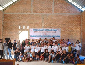 CDMC Gelar Sosialisasi Program dan Pemeriksaan Gigi Gratis bagi Anak-Anak di Lampung Selatan